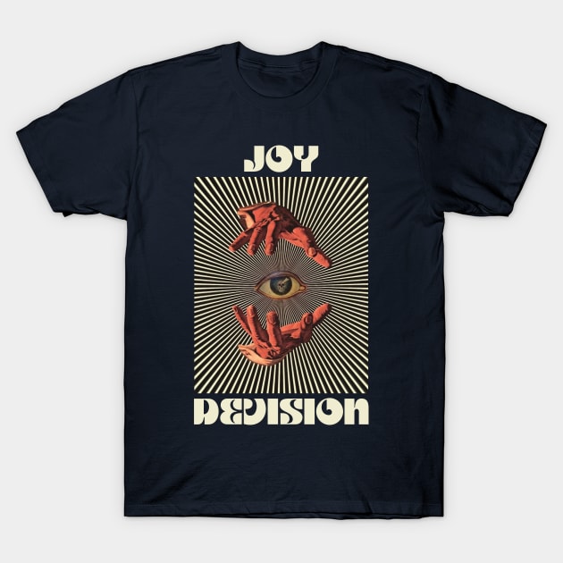 Hand Eyes Joy Devision T-Shirt by Kiho Jise